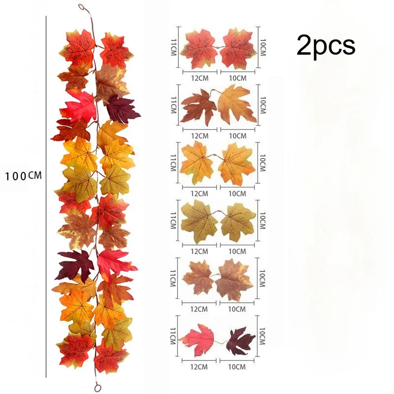 Autumn Maple Leaf Garland - Artificial Fall Vines
