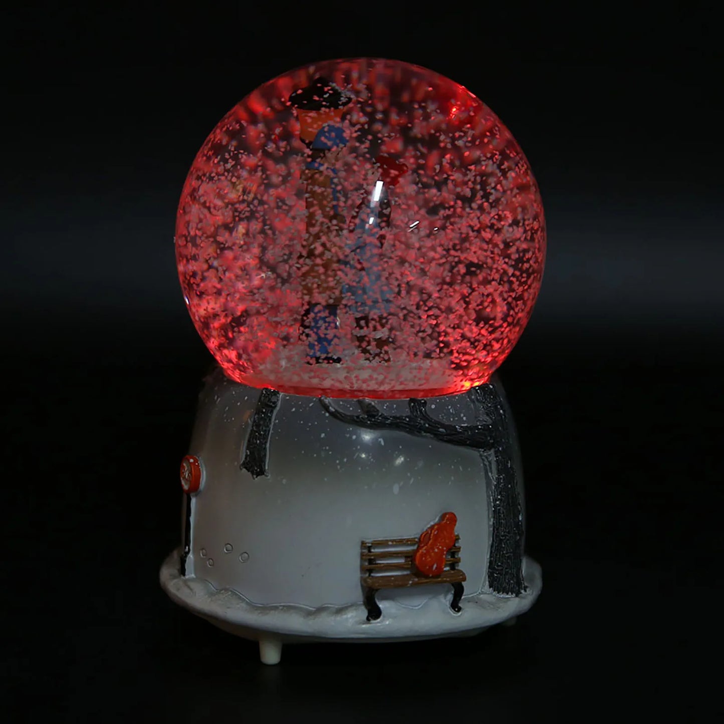 Novelty Night Light Musical Snow Globe