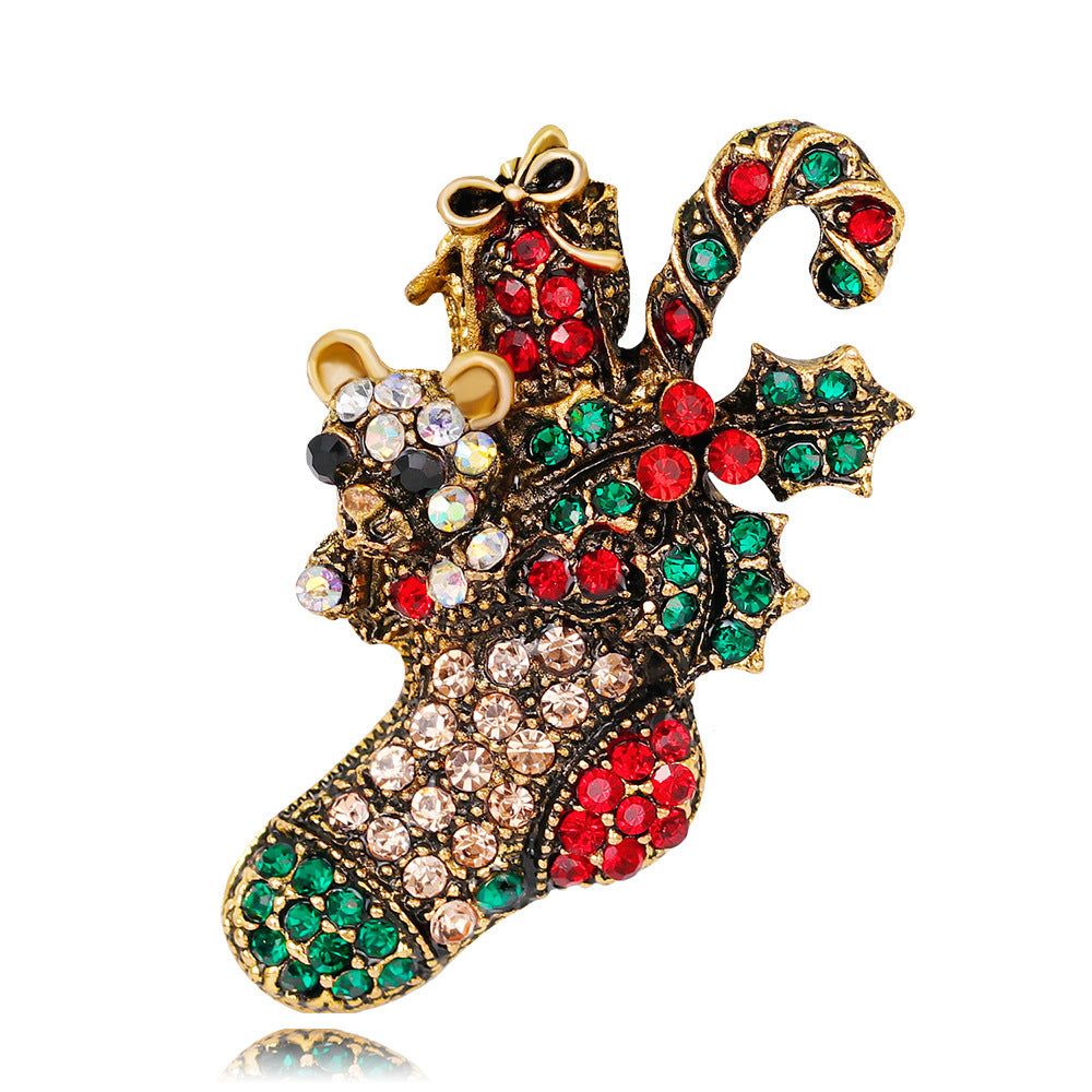 Christmas Brooch Christmas Tree, Santa Claus Brooch. Large Variety.
