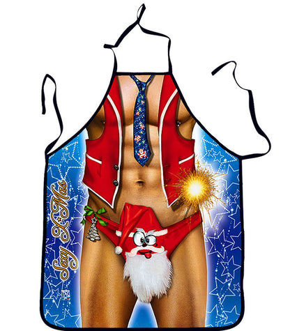 Christmas Girl Print Apron Christmas Apron Christmas Tree