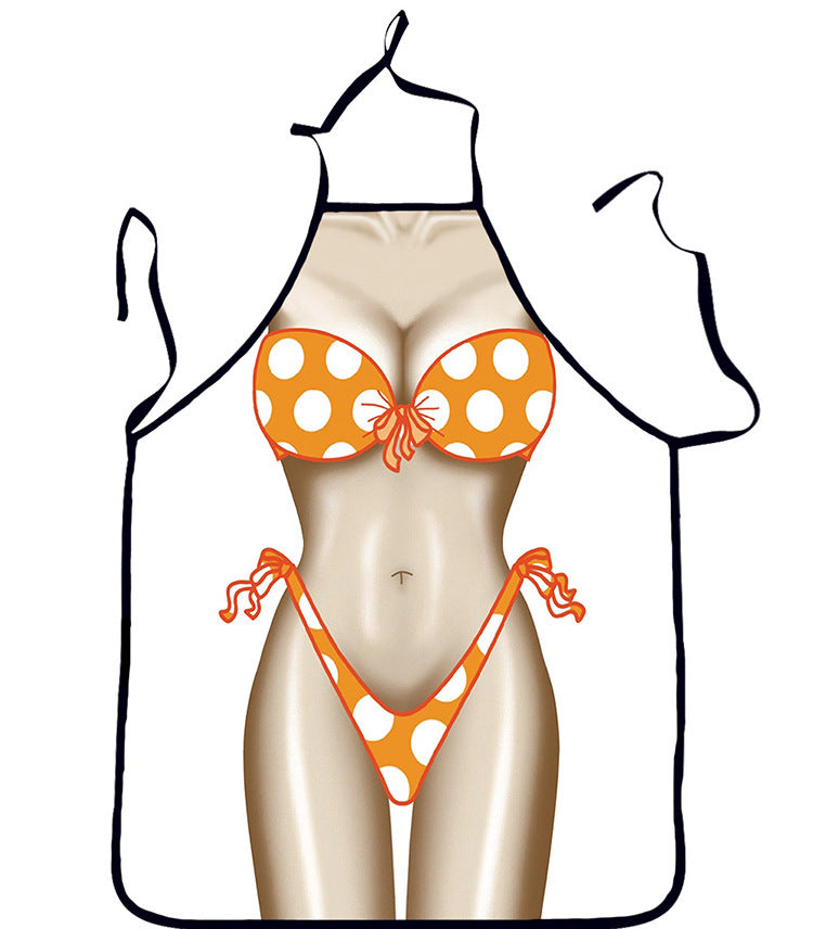 Christmas Girl Print Apron Christmas Apron Christmas Tree