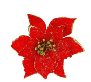 Christmas Decoration 13cm Christmas Simulation Flower Christmas Tree Decoration