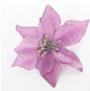 Christmas Decoration 13cm Christmas Simulation Flower Christmas Tree Decoration