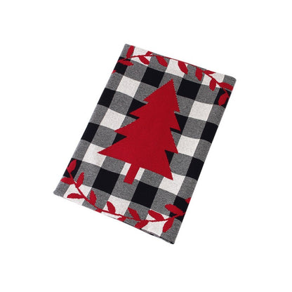 Christmas tree Luxury Plaid blanket for kids