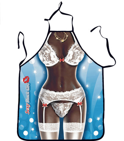 Christmas Girl Print Apron Christmas Apron Christmas Tree