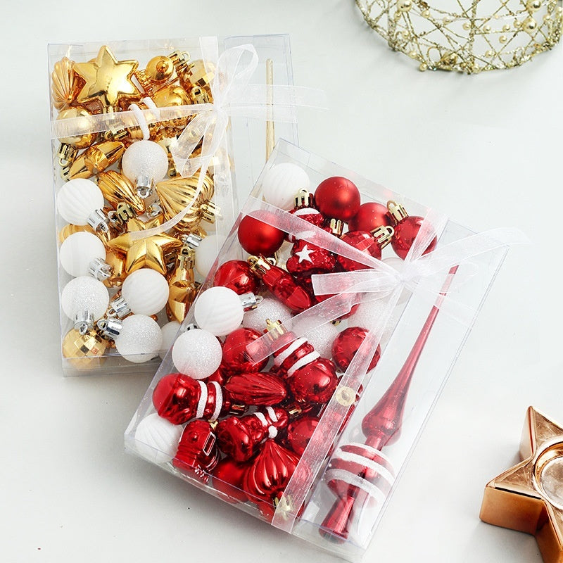 Christmas Decorations Ball 34 Pieces Set Christmas Tree Pendant