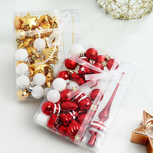 Christmas Decorations Ball 34 Pieces Set Christmas Tree Pendant