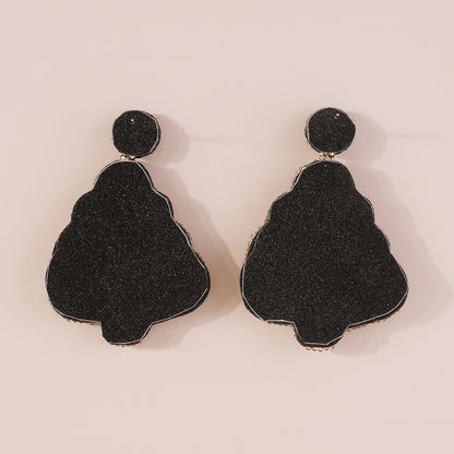 Christmas Tree Earrings Handmade