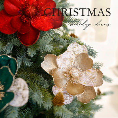 Christmas Luxury Flower Ornaments Christmas Tree Decorations