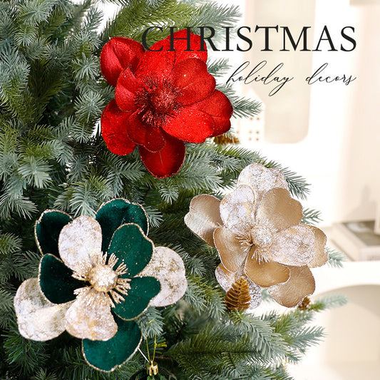 Christmas Luxury Flower Ornaments Christmas Tree Decorations