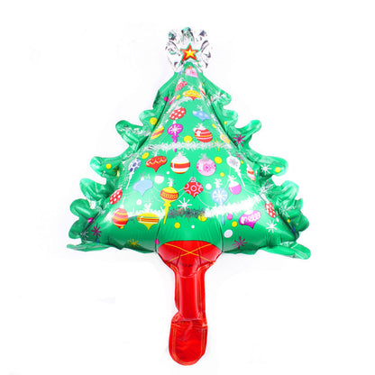 Mini Christmas Tree Snowman Balloons