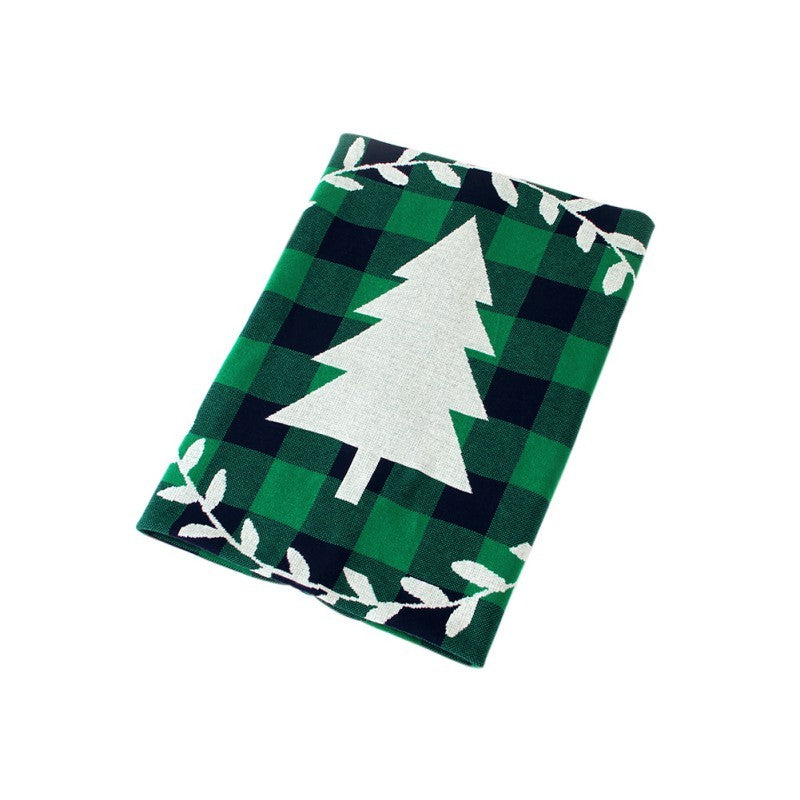 Christmas tree Luxury Plaid blanket for kids