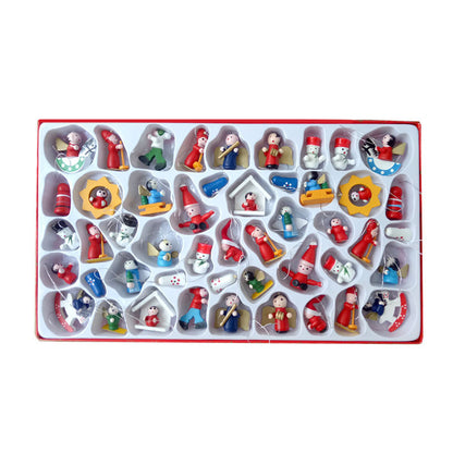 Pendant Decoration Christmas Tree Pendant 48 Pieces