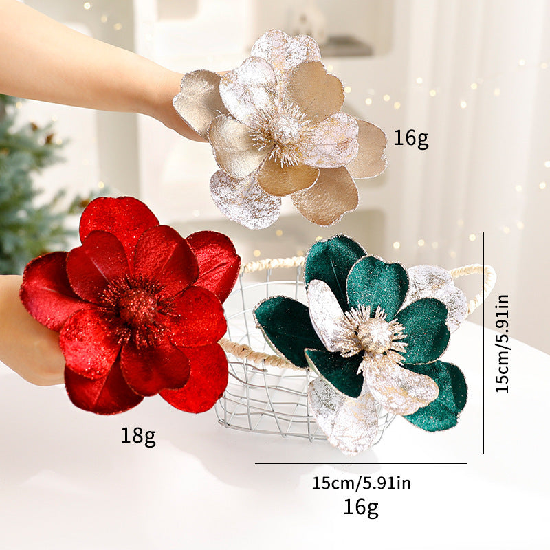 Christmas Luxury Flower Ornaments Christmas Tree Decorations