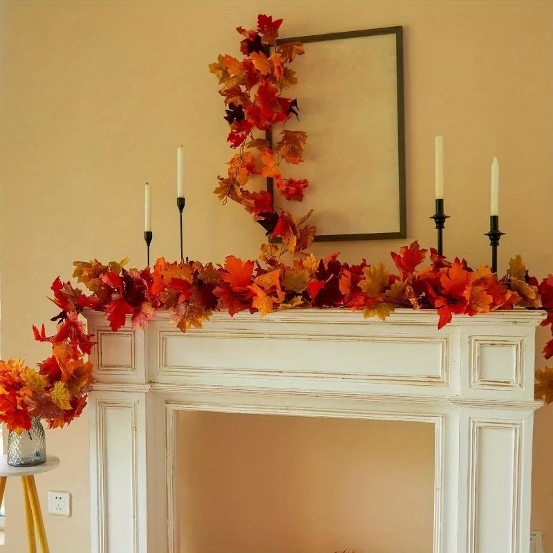 Autumn Maple Leaf Garland - Artificial Fall Vines