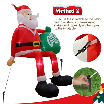 2025 Christmas Inflatables 8FT 245cm Glowing