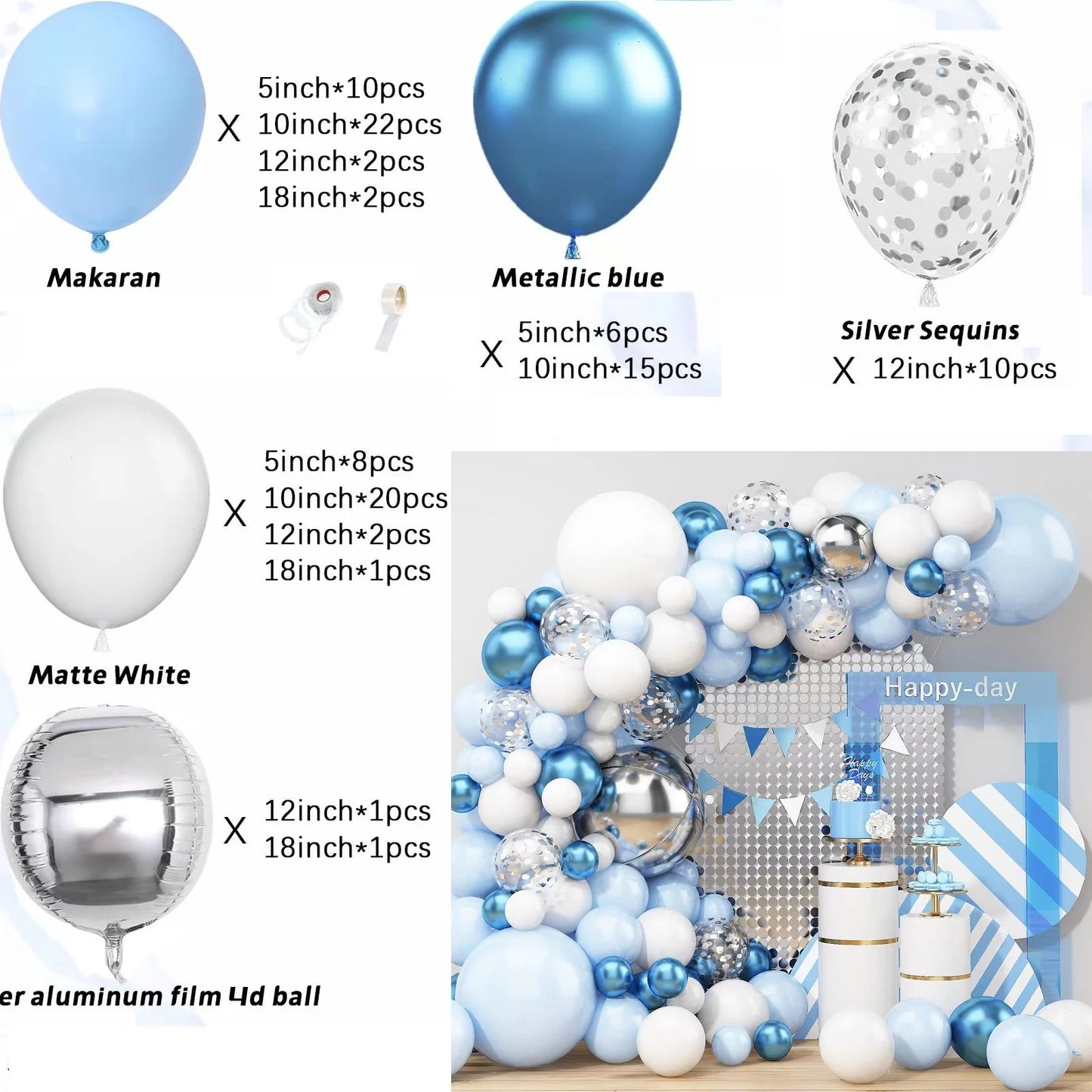 Flash Snowflake Elsa Frozen Arche Ballon Anniversaire