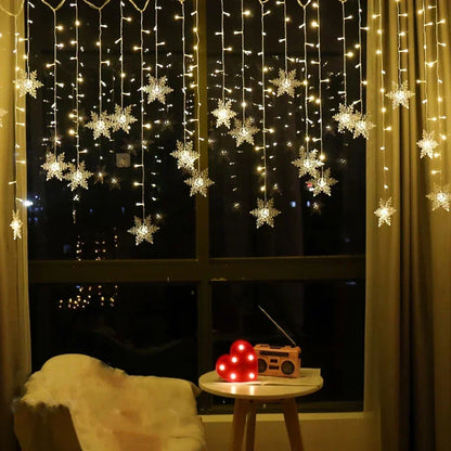 3.5M,Christmas LED Fairy String Lights, Snowflake