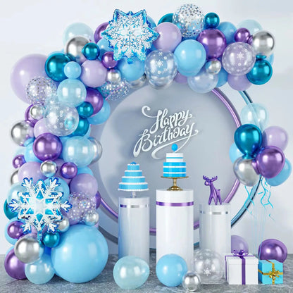 Flash Snowflake Elsa Frozen Arche Ballon Anniversaire