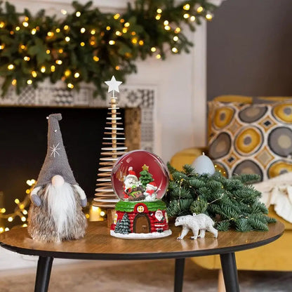 Fantasy LED Christmas Musical Snow Globe Cute Water