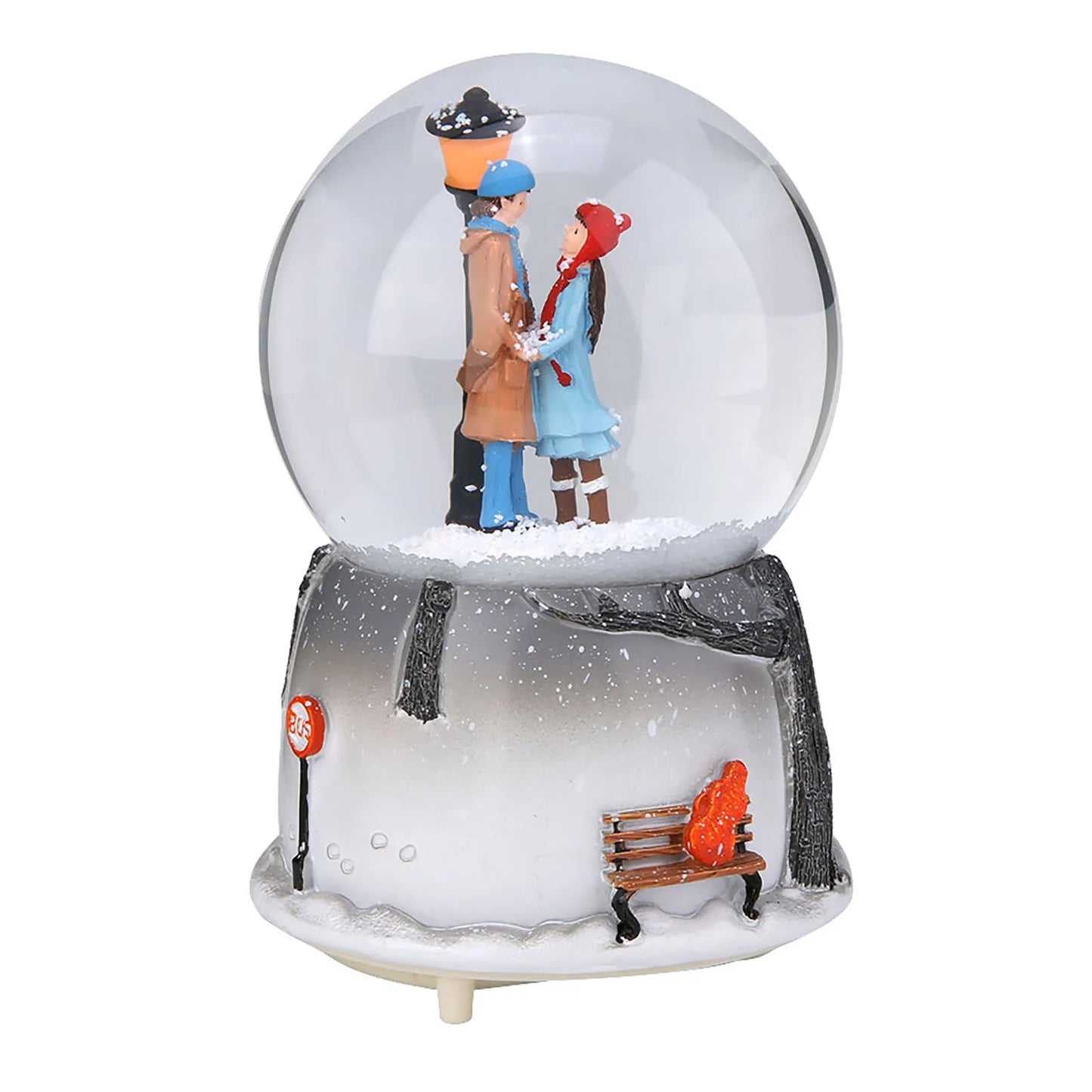 Novelty Night Light Musical Snow Globe