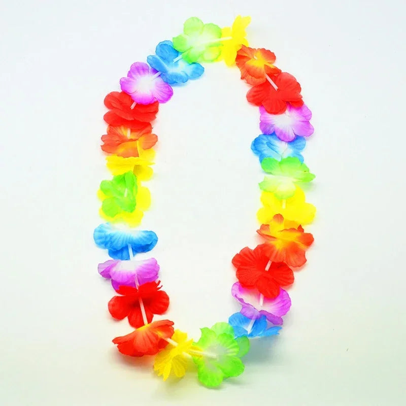 10pcs/set Hawaii Wreath Party Leis Flower Garland