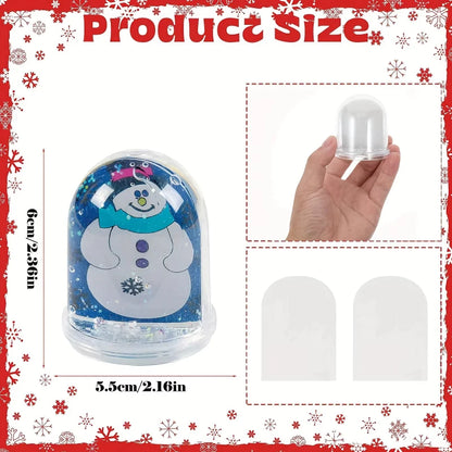 Snow globe photo frame Christmas snow globe kit