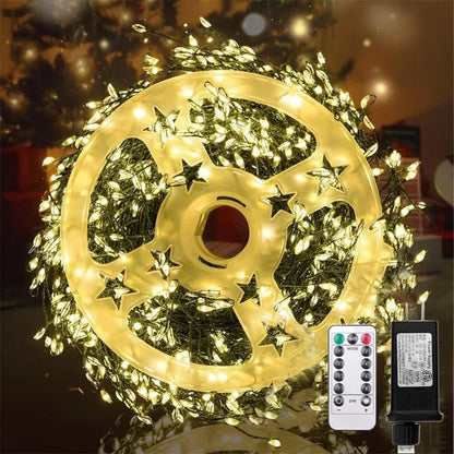 220V EU Plug 30M/50M/75M LED Tree Firecracker Copper
