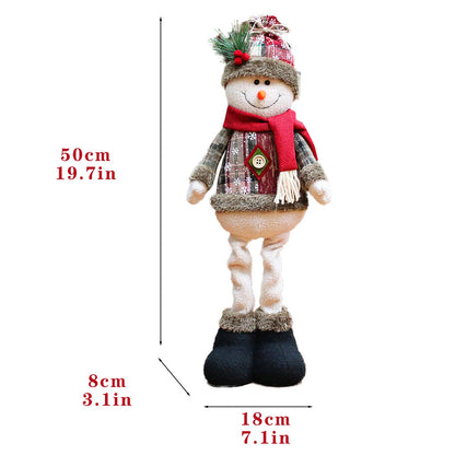 3PCS Christmas Decorative Christmas Dolls Reindeer