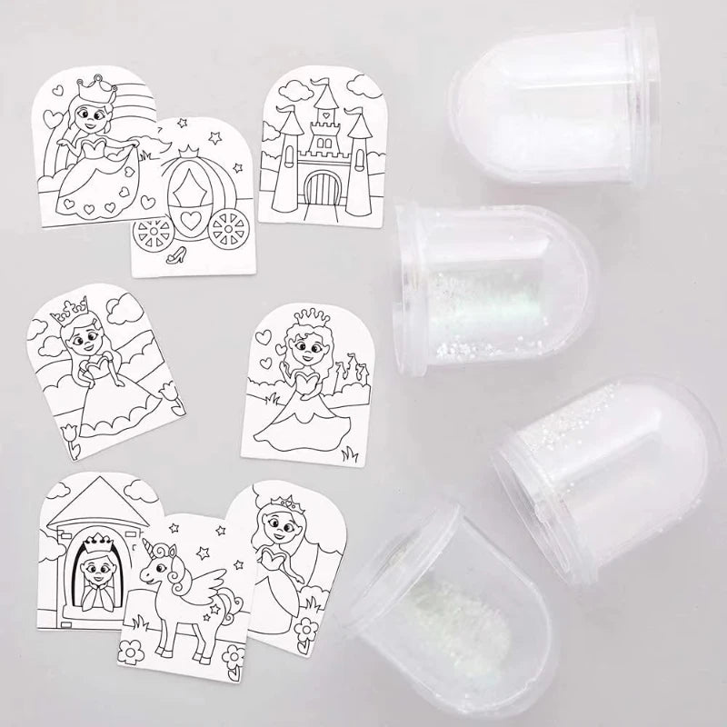 Snow globe photo frame Christmas snow globe kit