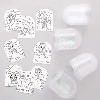 Snow globe photo frame Christmas snow globe kit