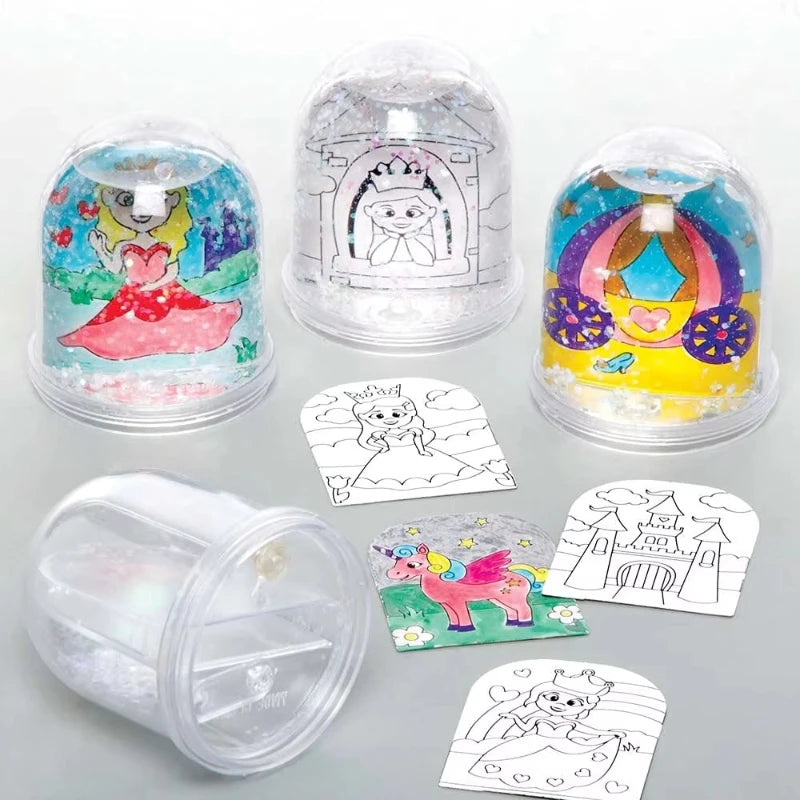 Snow globe photo frame Christmas snow globe kit