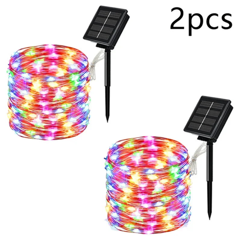 7m/12m/22m/32m LED Solar Light Outdoor Garden