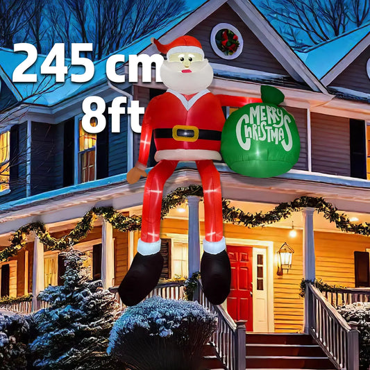 2025 Christmas Inflatables 8FT 245cm Glowing