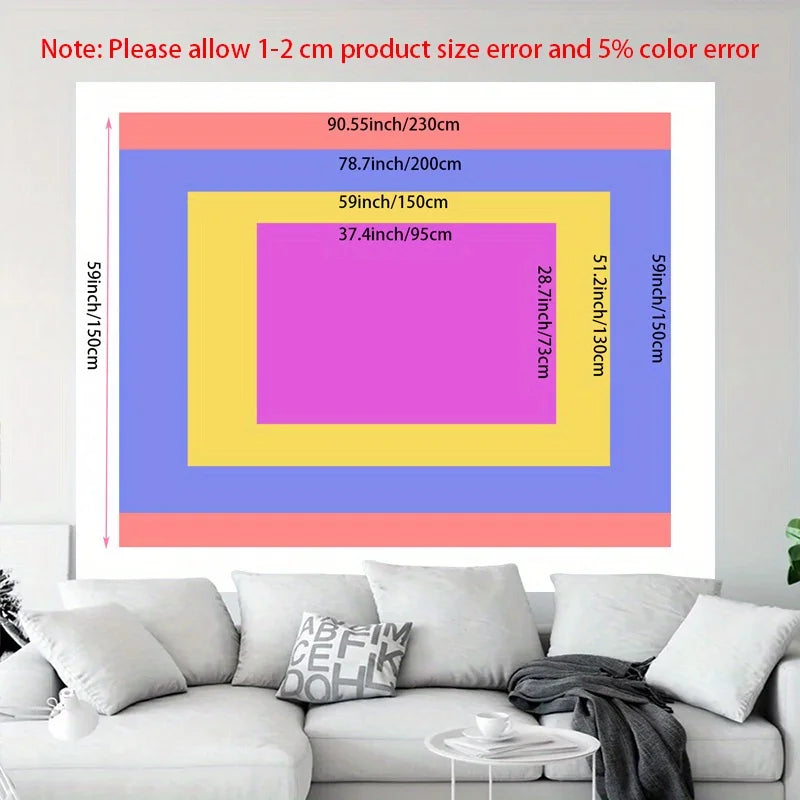 Snowflake Christmas Tapestry Background Cloth