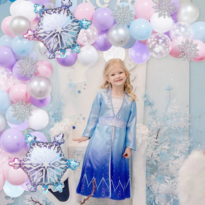 Flash Snowflake Elsa Frozen Arche Ballon Anniversaire