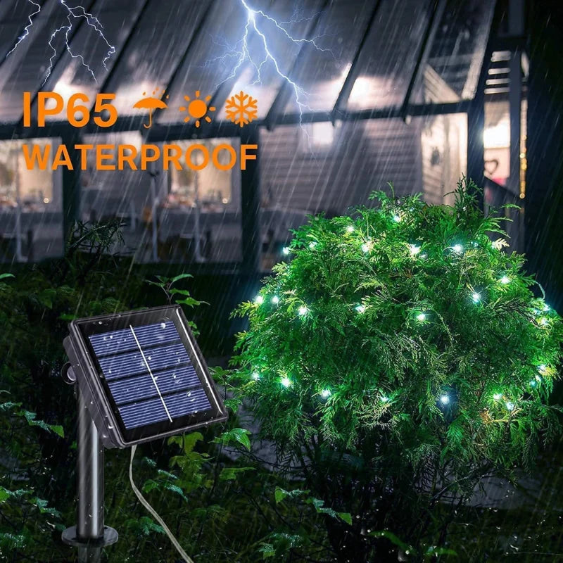 7m/12m/22m/32m LED Solar Light Outdoor Garden