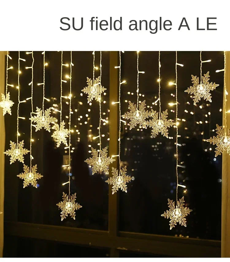 3.5M,Christmas LED Fairy String Lights, Snowflake