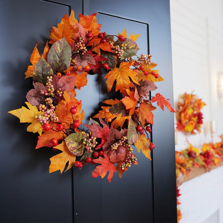Fall Wreaths for Front Door Autumn Wreath for Home