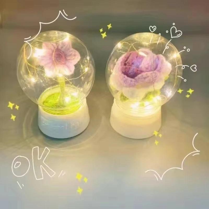 DIY Snow Globe Kit Clear Plastic Christmas Snowman