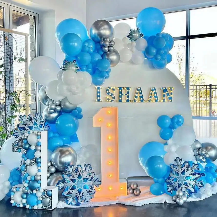 Flash Snowflake Elsa Frozen Arche Ballon Anniversaire