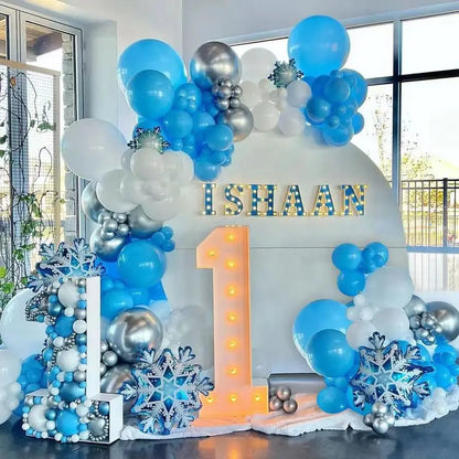 Flash Snowflake Elsa Frozen Arche Ballon Anniversaire