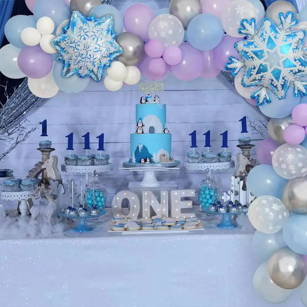 Flash Snowflake Elsa Frozen Arche Ballon Anniversaire