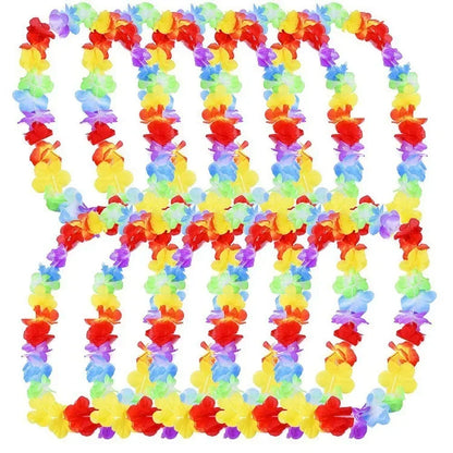 10pcs/set Hawaii Wreath Party Leis Flower Garland