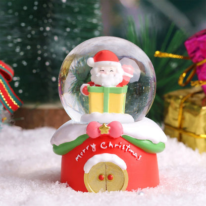 Christmas Crystal Ball Lighting LED Musical Snow Globe