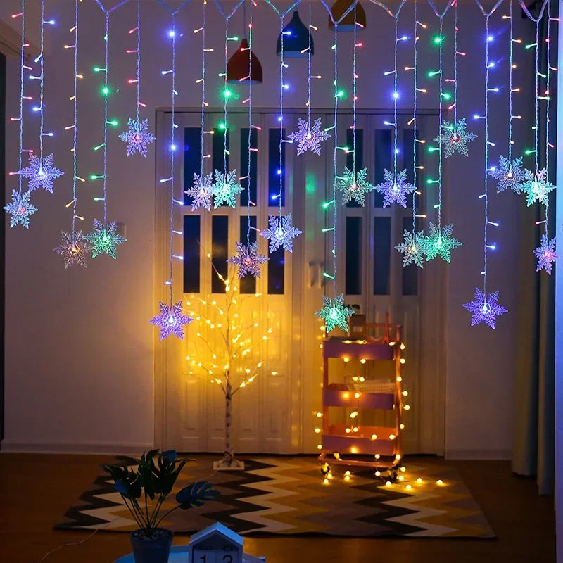 3.5M,Christmas LED Fairy String Lights, Snowflake
