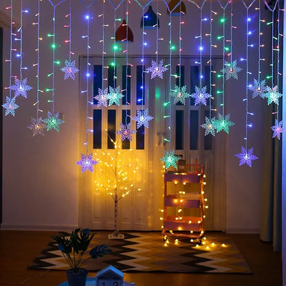 3.5M,Christmas LED Fairy String Lights, Snowflake