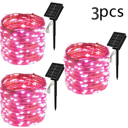 7m/12m/22m/32m LED Solar Light Outdoor Garden