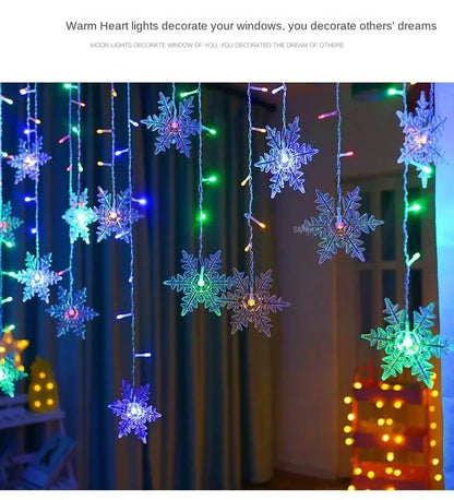 3.5M,Christmas LED Fairy String Lights, Snowflake