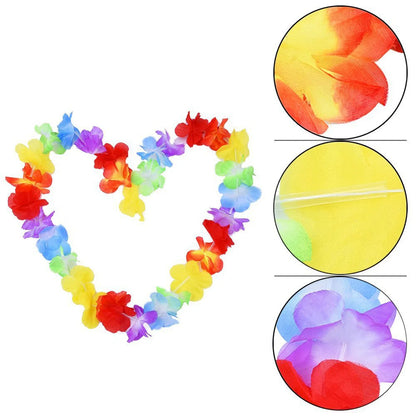 10pcs/set Hawaii Wreath Party Leis Flower Garland